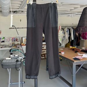 Raquel Allegra jogger with silk details